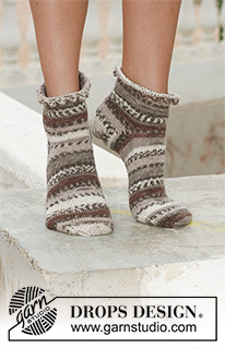 Free patterns - Calcetines Tobilleros para Mujer / DROPS 113-5