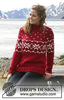 Free patterns - Vánoční pulovry a propínací svetry / DROPS 114-28