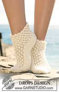 Free patterns - Women's Socks & Slippers / DROPS 119-32