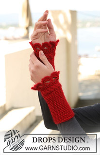 Free patterns - Christmas Mittens / DROPS 122-29