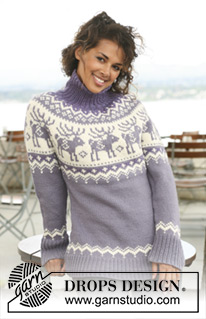 Free patterns - Vánoční pulovry a propínací svetry / DROPS 122-43