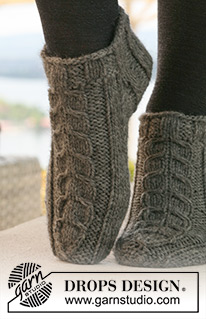 Free patterns - Women's Socks & Slippers / DROPS 125-15