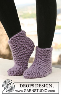 Free patterns - Chaussons / DROPS 126-27