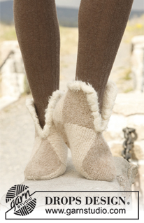 Free patterns - Women's Socks & Slippers / DROPS 134-38