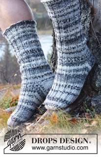Free patterns - Chaussettes / DROPS 135-10