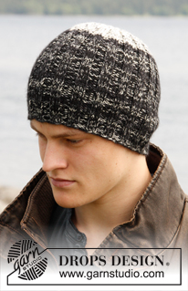 Free patterns - Men's Hats & Headbands / DROPS 135-16