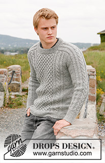 Free patterns - Homme / DROPS 135-3