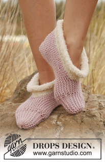 Free patterns - Women's Socks & Slippers / DROPS 137-35