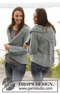 Free patterns - Damskie rozpinane swetry / DROPS 142-15