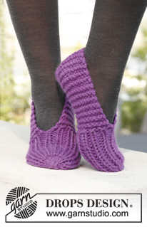 Free patterns - Női zoknik és lábbelik / DROPS 142-40