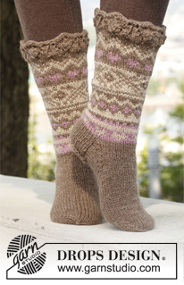 Free patterns - Nordic Socks / DROPS 143-17