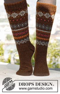 Free patterns - Dámské ponožky a papučky / DROPS 143-29
