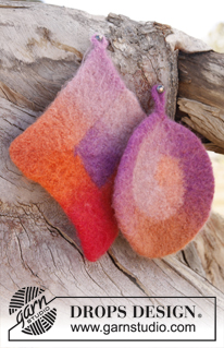 Free patterns - Felted Home Decor / DROPS 147-30