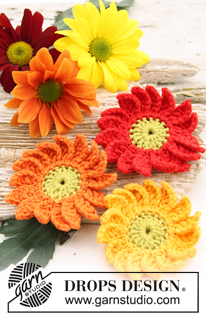 Free patterns - Fleurs décoratives / DROPS 147-52