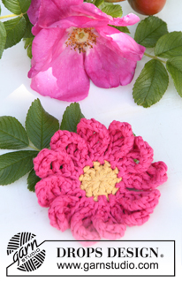Free patterns - Fleurs décoratives / DROPS 147-58