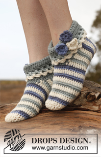 Free patterns - Női zoknik és lábbelik / DROPS 148-32