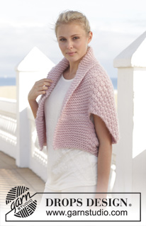Free patterns - Gilets Manches Courtes / DROPS 155-28