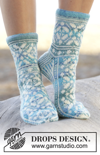 Free patterns - Norské ponožky / DROPS 161-36