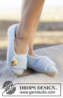 Free patterns - Summer Slippers / DROPS 161-37