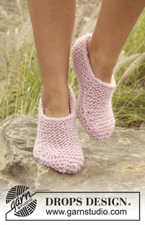 Free patterns - Dámské ponožky a papučky / DROPS 167-31
