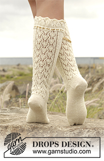 Free patterns - Női zoknik és lábbelik / DROPS 167-33