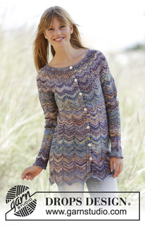 Free patterns - Damskie rozpinane swetry / DROPS 168-20