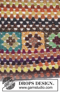 Free patterns - Diversão com Quadrados em Croché / DROPS 171-43