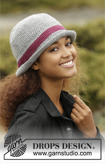 Free patterns - Sapkák és kalapok, nőknek / DROPS 172-42