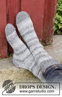 Free patterns - Dámské ponožky a papučky / DROPS 174-6