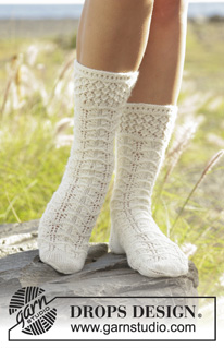 Free patterns - Női zoknik és lábbelik / DROPS 178-23