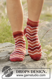 Free patterns - Dámské ponožky a papučky / DROPS 178-24