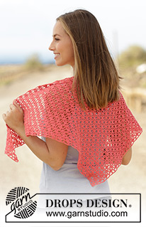 Free patterns - Store sjal / DROPS 178-61