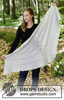Free patterns - Store sjal / DROPS 179-35