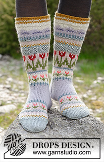 Free patterns - Norské ponožky / DROPS 179-36