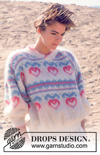 Free patterns - Pullover / DROPS 18-7