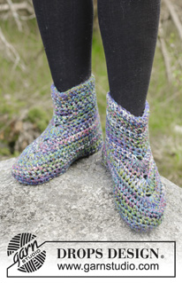 Free patterns - Chaussons / DROPS 182-31