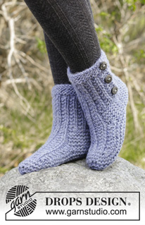 Free patterns - Chaussons / DROPS 182-43
