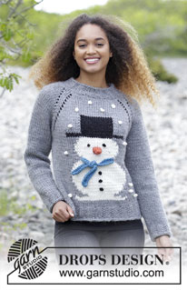 Free patterns - Vánoční pulovry a propínací svetry / DROPS 183-13
