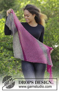 Free patterns - Store sjal / DROPS 183-28