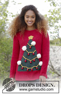 Free patterns - Vánoční pulovry a propínací svetry / DROPS 183-8