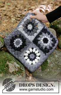 Free patterns - Felted Seat Pads / DROPS 184-36