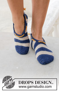 Free patterns - Dámské ponožky a papučky / DROPS 189-30