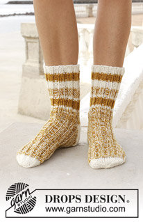 Free patterns - Dámské ponožky a papučky / DROPS 189-32