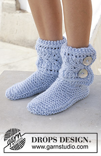 Free patterns - Chaussons / DROPS 189-33