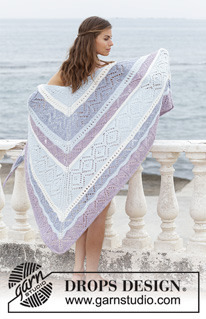 Free patterns - Xailes Grandes / DROPS 191-7