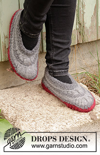 Free patterns - Chaussons / DROPS 193-17