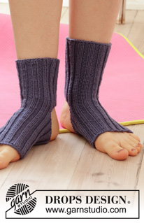 Free patterns - Női zoknik és lábbelik / DROPS 193-22