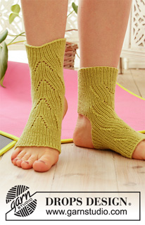 Free patterns - Yoga sokker / DROPS 193-23
