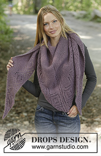 Free patterns - Store sjal / DROPS 194-26