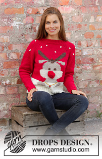 Free patterns - Vánoční pulovry a propínací svetry / DROPS 194-38